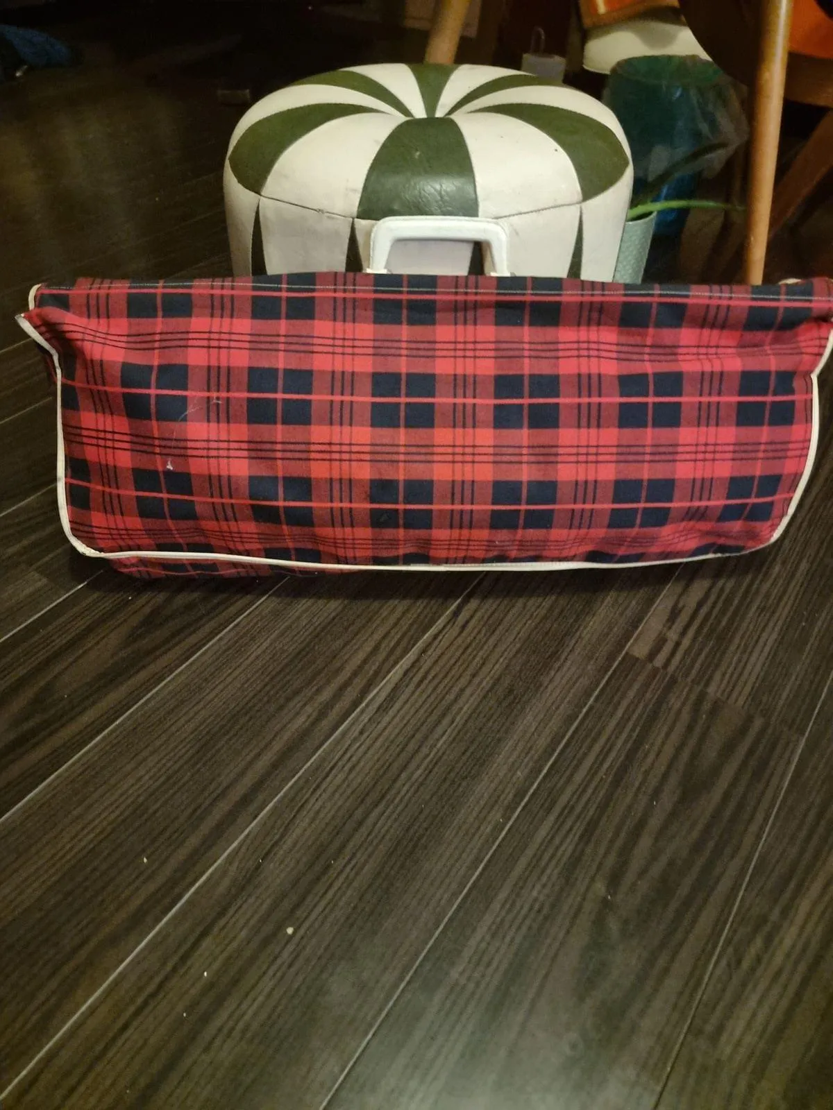 60´s/70´s Tartan Racket Holdall Bag