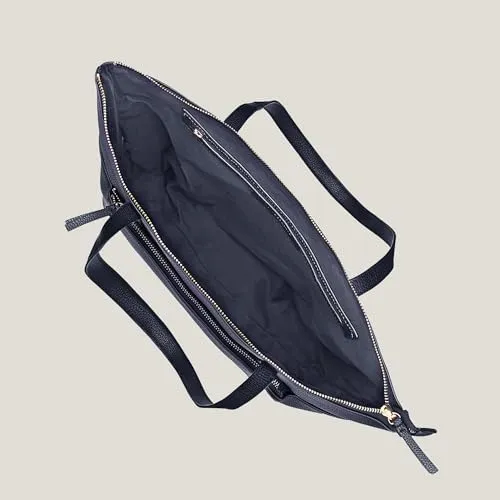 Accessorize London Women's Classic Pocket Large Tote Bag