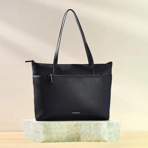 Accessorize London Women's Classic Pocket Large Tote Bag