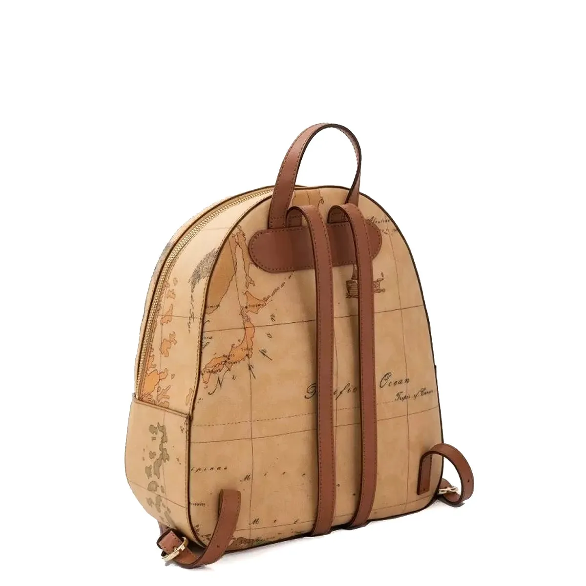Alviero Martini 1a Classe - Zaino Geo Classic con inserti in pelle - CE0336000 - NATURALE