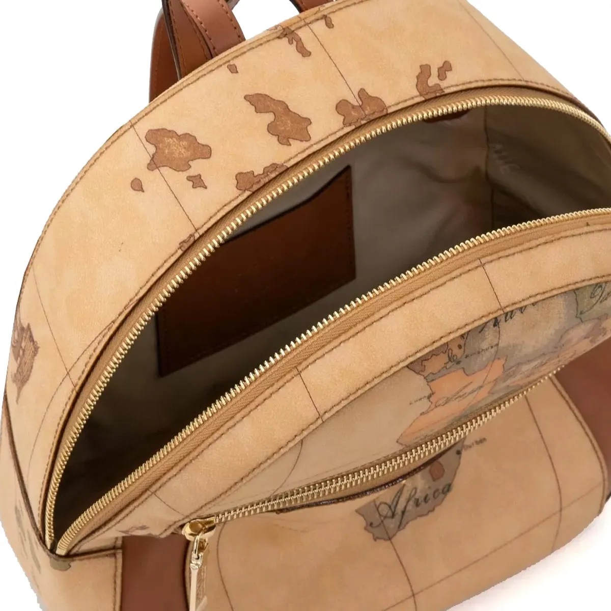 Alviero Martini 1a Classe - Zaino Geo Classic con inserti in pelle - CE0336000 - NATURALE