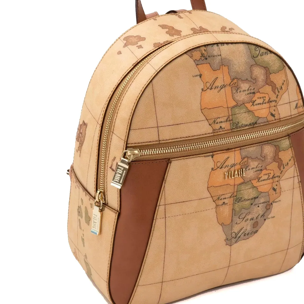 Alviero Martini 1a Classe - Zaino Geo Classic con inserti in pelle - CE0336000 - NATURALE