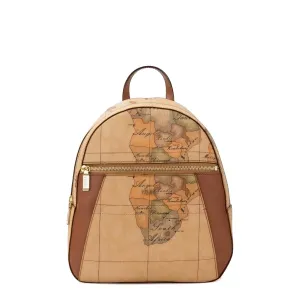 Alviero Martini 1a Classe - Zaino Geo Classic con inserti in pelle - CE0336000 - NATURALE