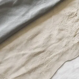 Antique Metallic Gray Leather Hide