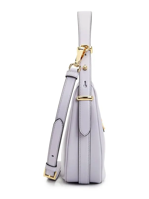 Arque Leather Shoulder Bag Wisteria