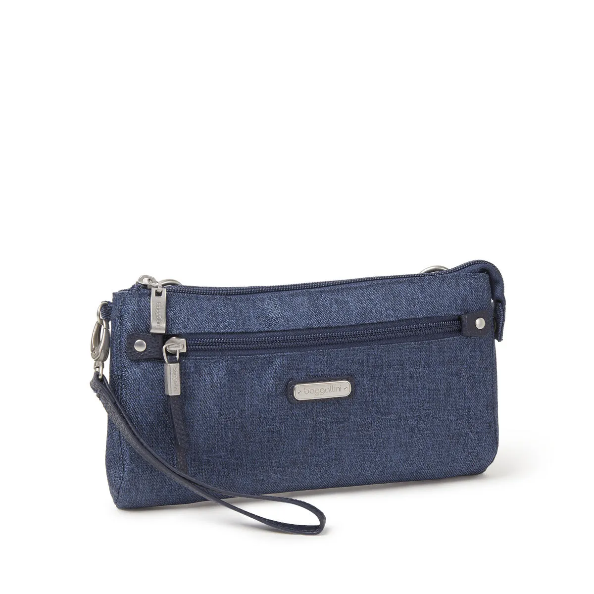 Baggallini RFID Transit Bagg - Steel Blue