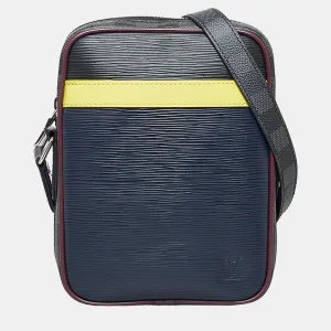 Black Epi Damier Graphite Danube Slim