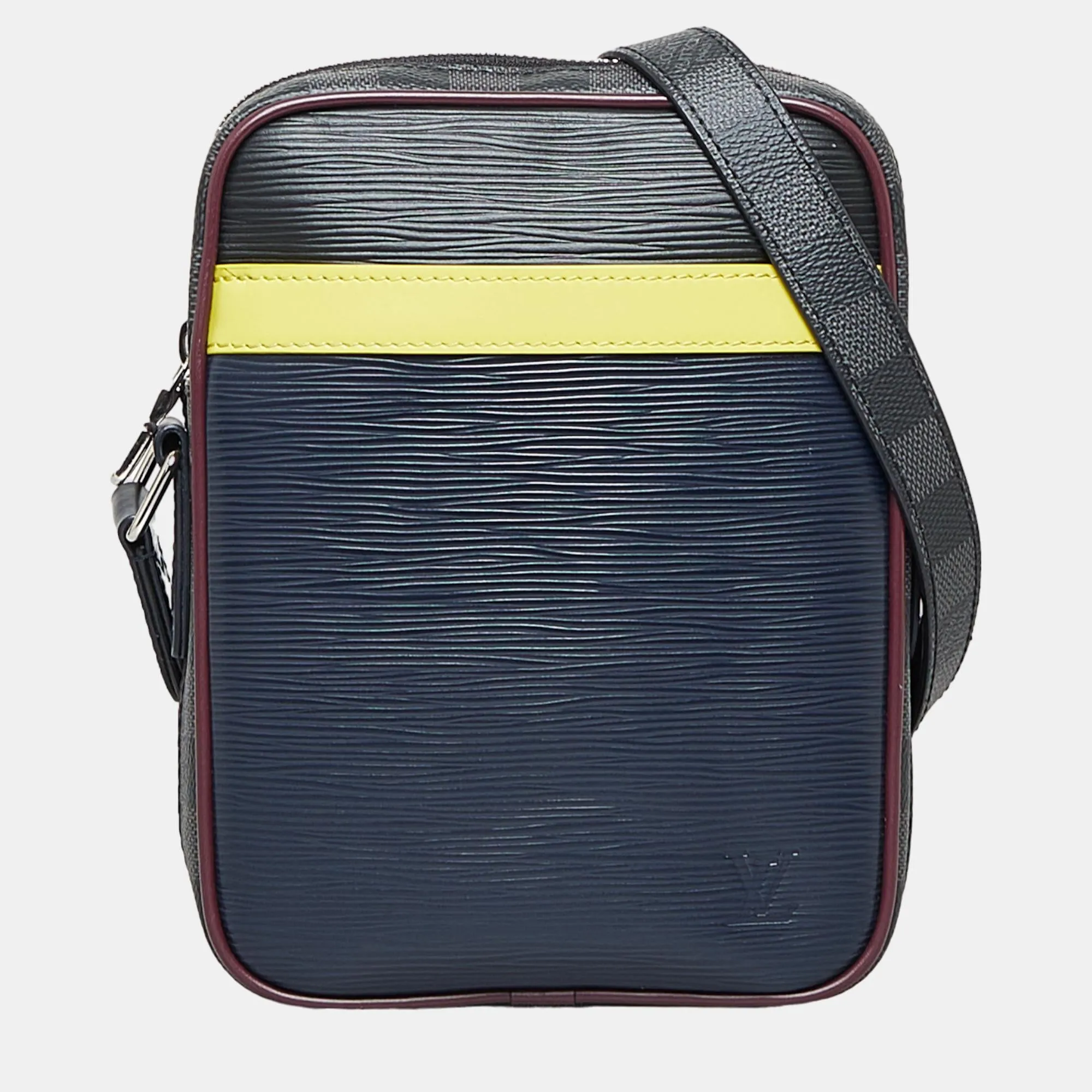 Black Epi Damier Graphite Danube Slim