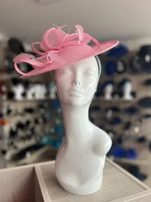 Blossom Pink Teardrop Disc Fascinator
