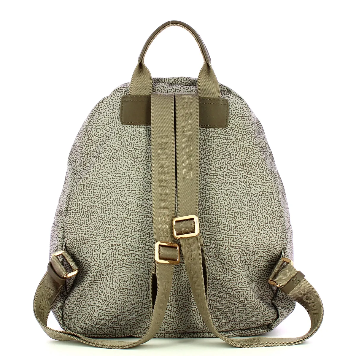 Borbonese - Zaino Medium Tortora Marrone - 224080J47 - TORTORA/MARRONE