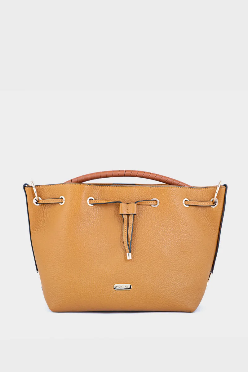 Bucket Hand Bags BS2066-Tan