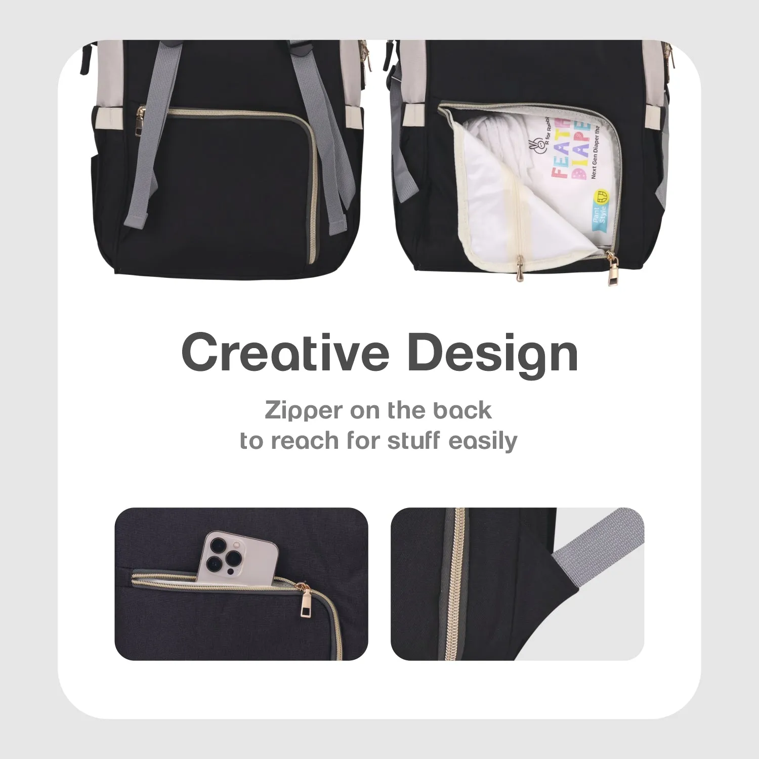 Caramello Diaper Bag Smart and Fashionable Diaper Bag For Moms