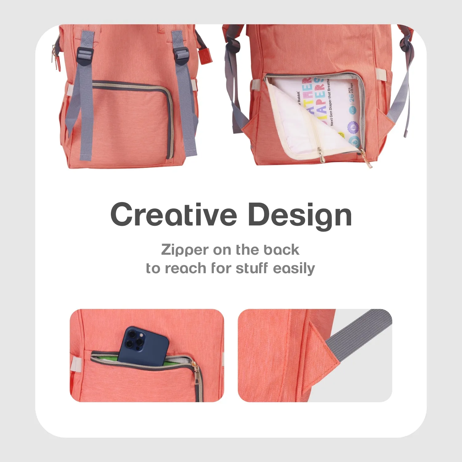 Caramello Diaper Bag Smart and Fashionable Diaper Bag For Moms
