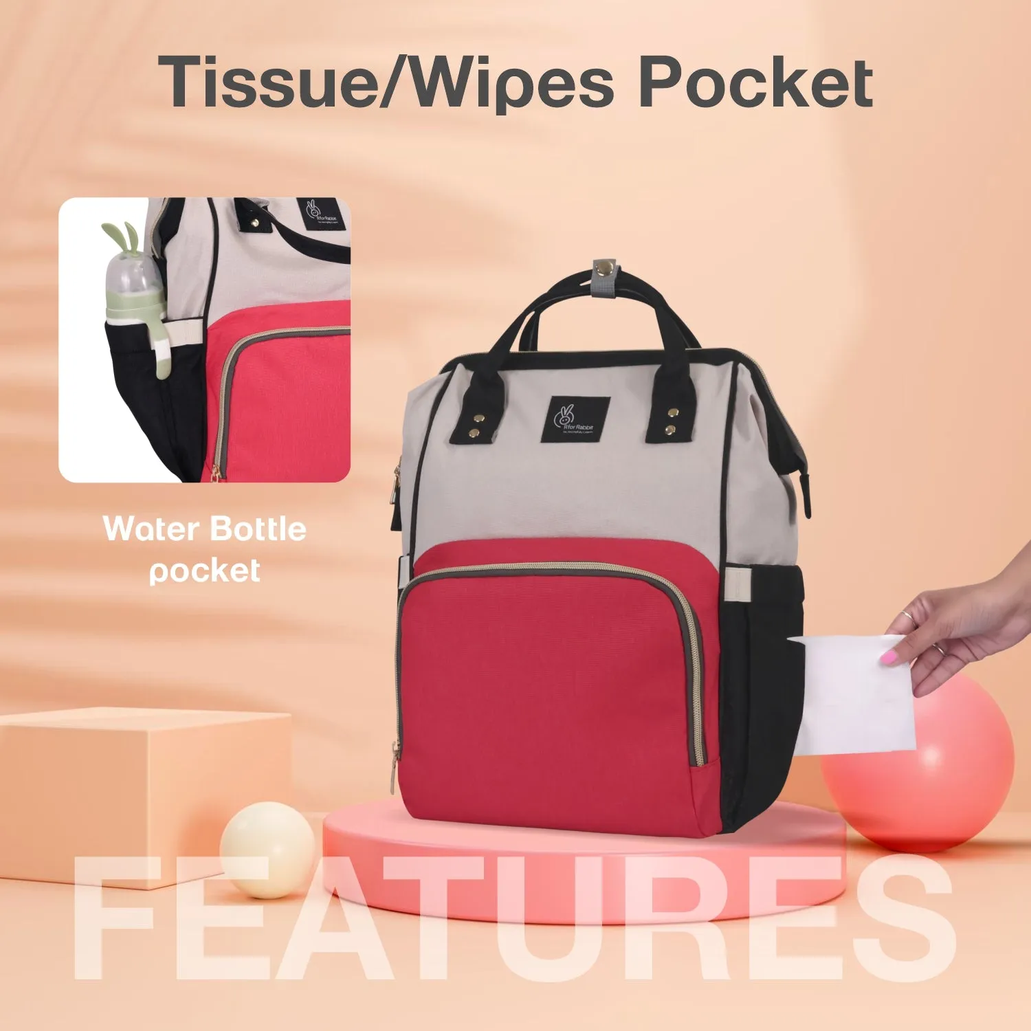 Caramello Diaper Bag Smart and Fashionable Diaper Bag For Moms