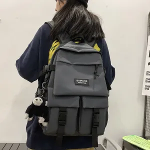 Christmas Gift New backpack Women's Bag Large Capacity Nylon Men's  Travel Bag Girls School Book Bags Spring 2021 Backpack Femal For Boys