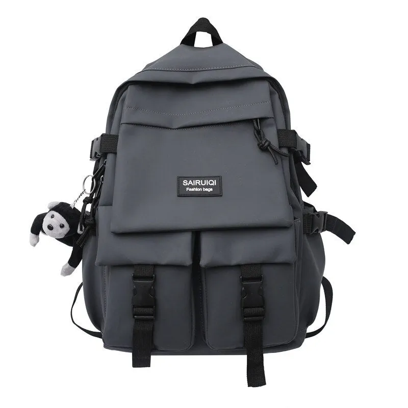 Christmas Gift New backpack Women's Bag Large Capacity Nylon Men's  Travel Bag Girls School Book Bags Spring 2021 Backpack Femal For Boys