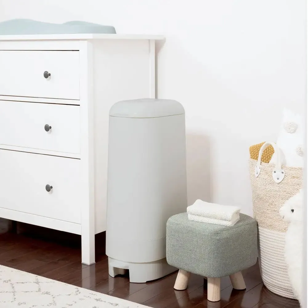 Diaper Genie Signature Diaper Pail with 18 Bags - Gray