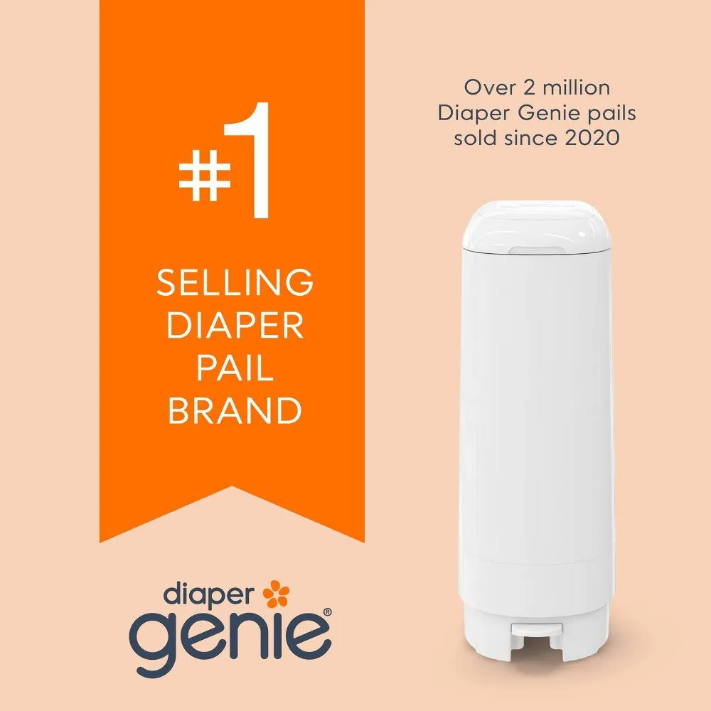 Diaper Genie Signature Pail With Starter Refill - 9 Bags