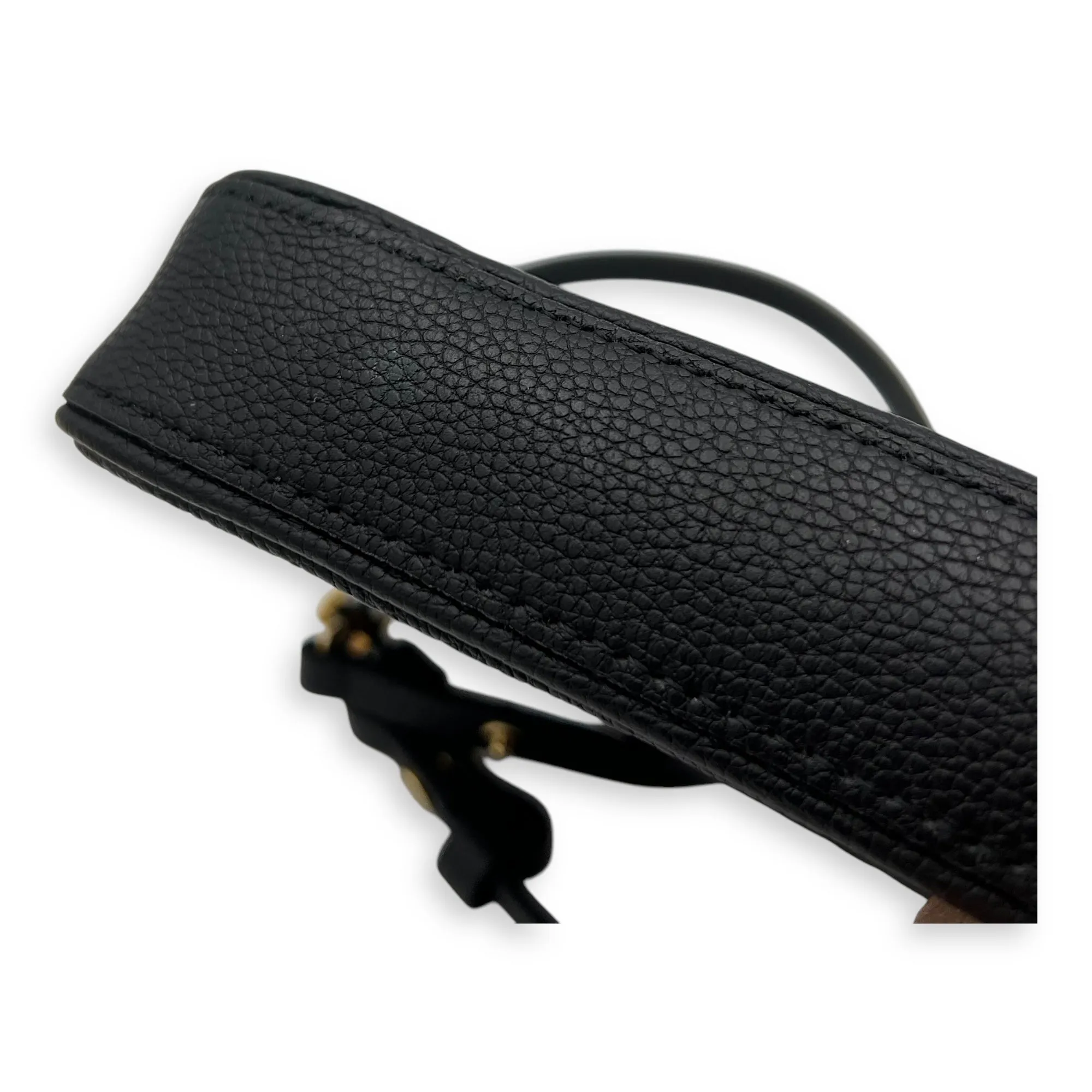 Easy Pouch On Strap Crossbody Bag Black in Monogram Empreinte Leather, Gold hardware