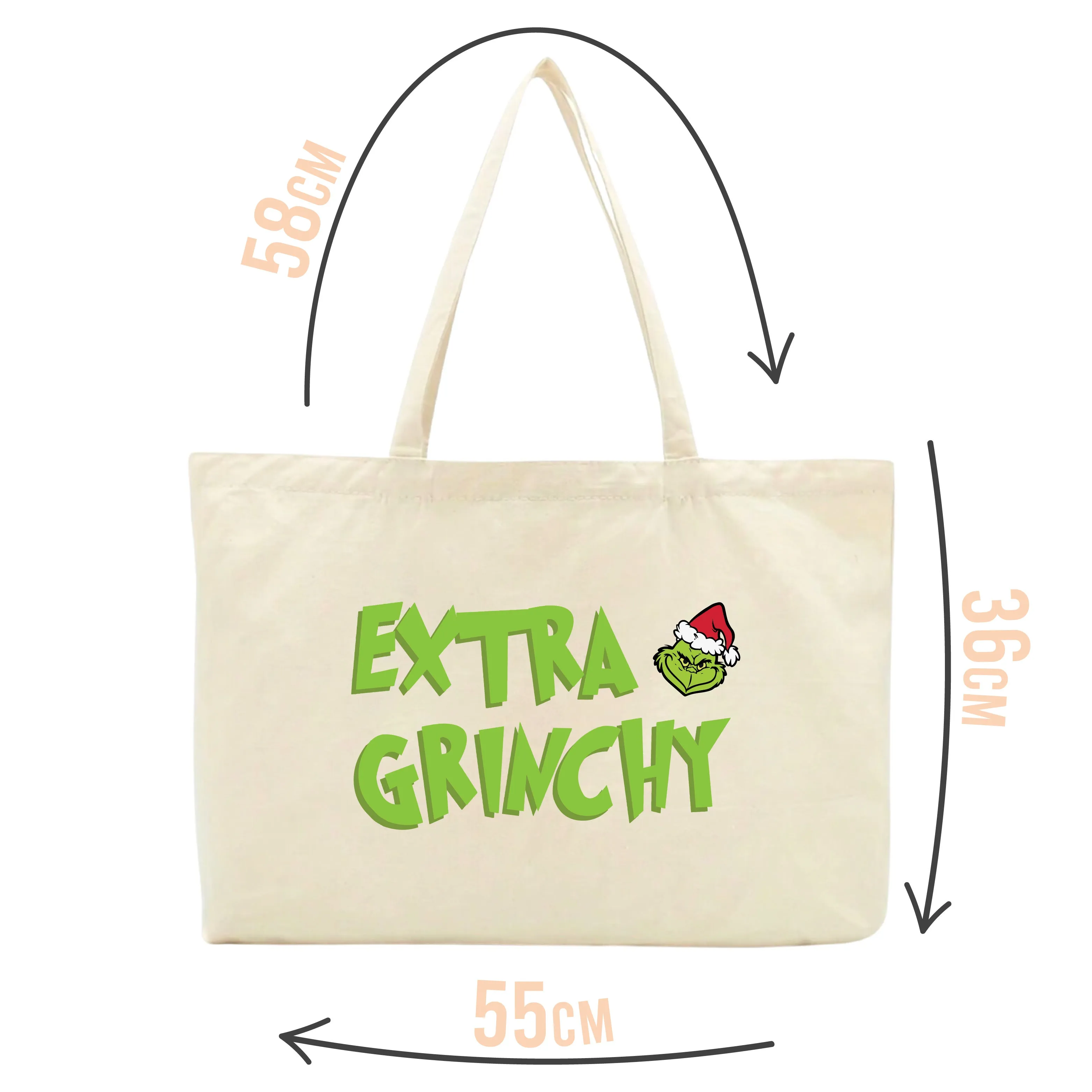 Extra Grinchy Tote