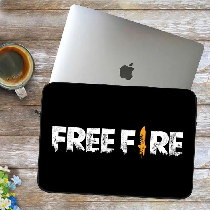 Free Fire Double Side printed Laptop Sleeve with Vibrant Digital Prints – Protect Your Laptop in Style
