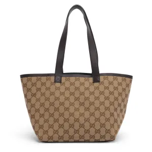 Gucci Beige GG Canvas Totissima Small Tote