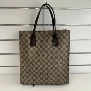 Gucci GG Canvas Tote Bag 2044 in Brown -  Designer Handbag