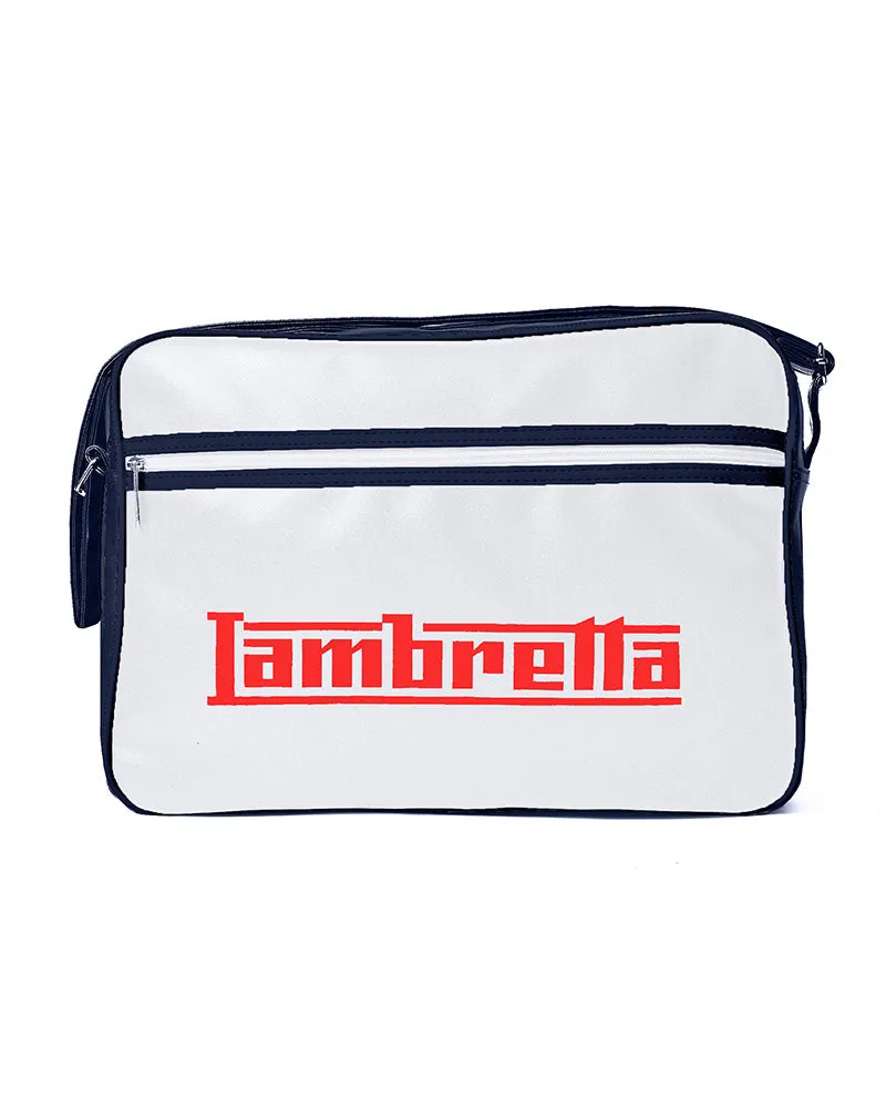 Lambretta Logo Flight Bag Navy / White - 1008