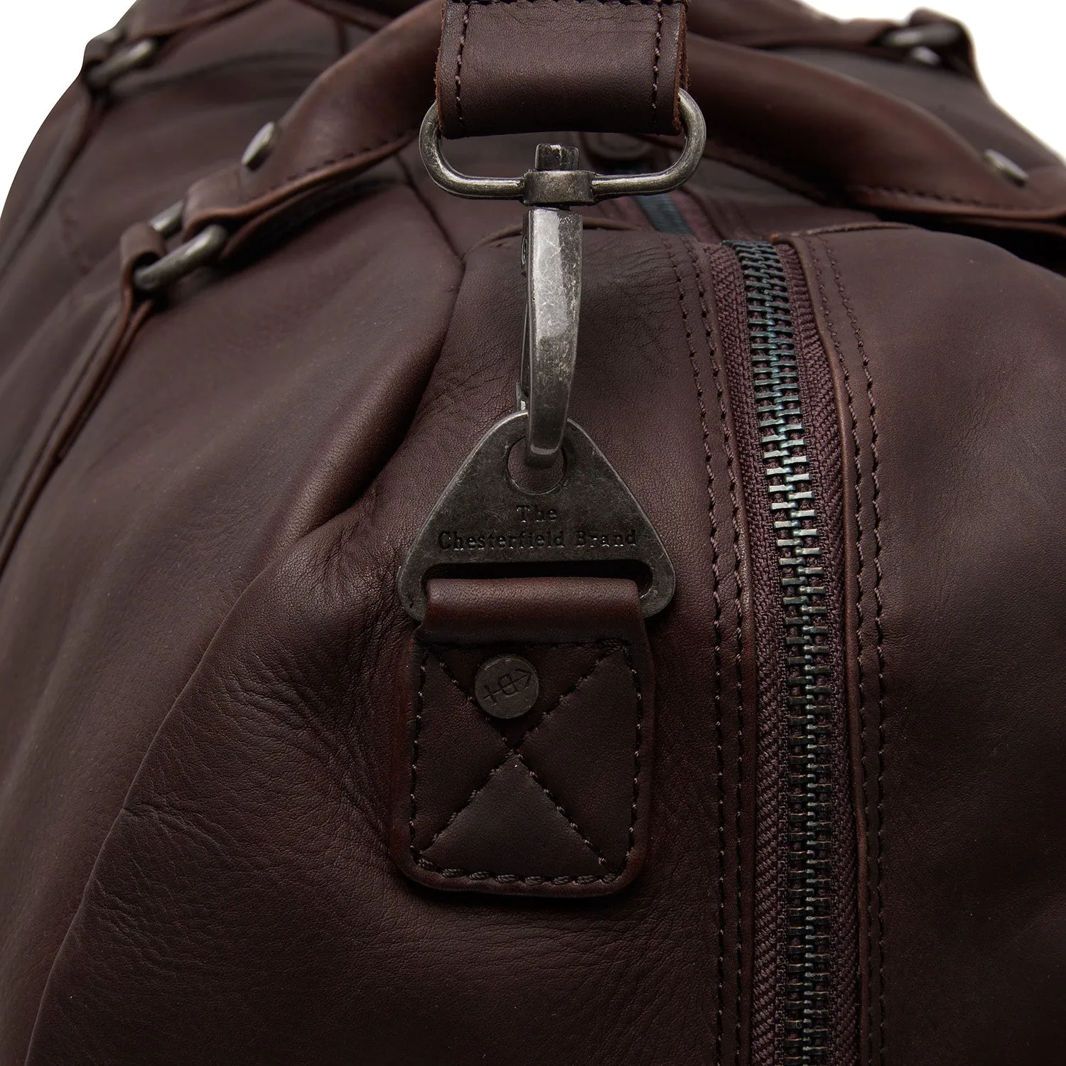 Leather Weekend Bag Brown Melbourne