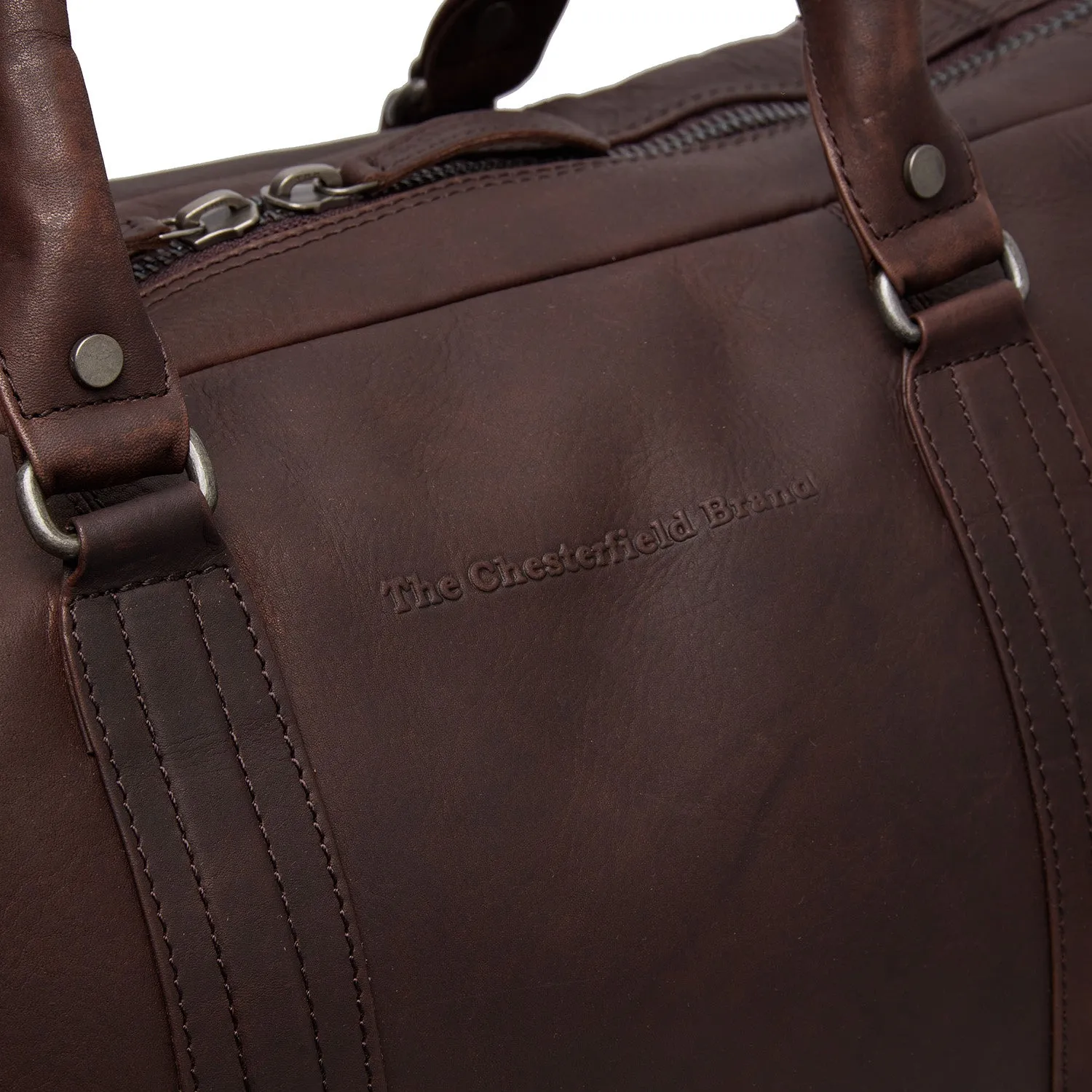 Leather Weekend Bag Brown Melbourne