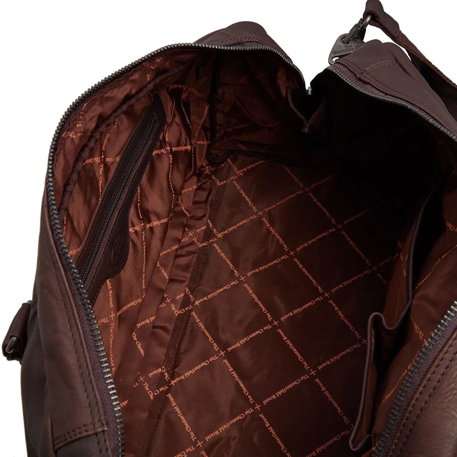 Leather Weekend Bag Brown Melbourne