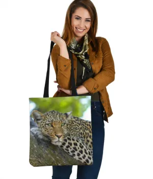 Leopard Shoulder Tote Bag