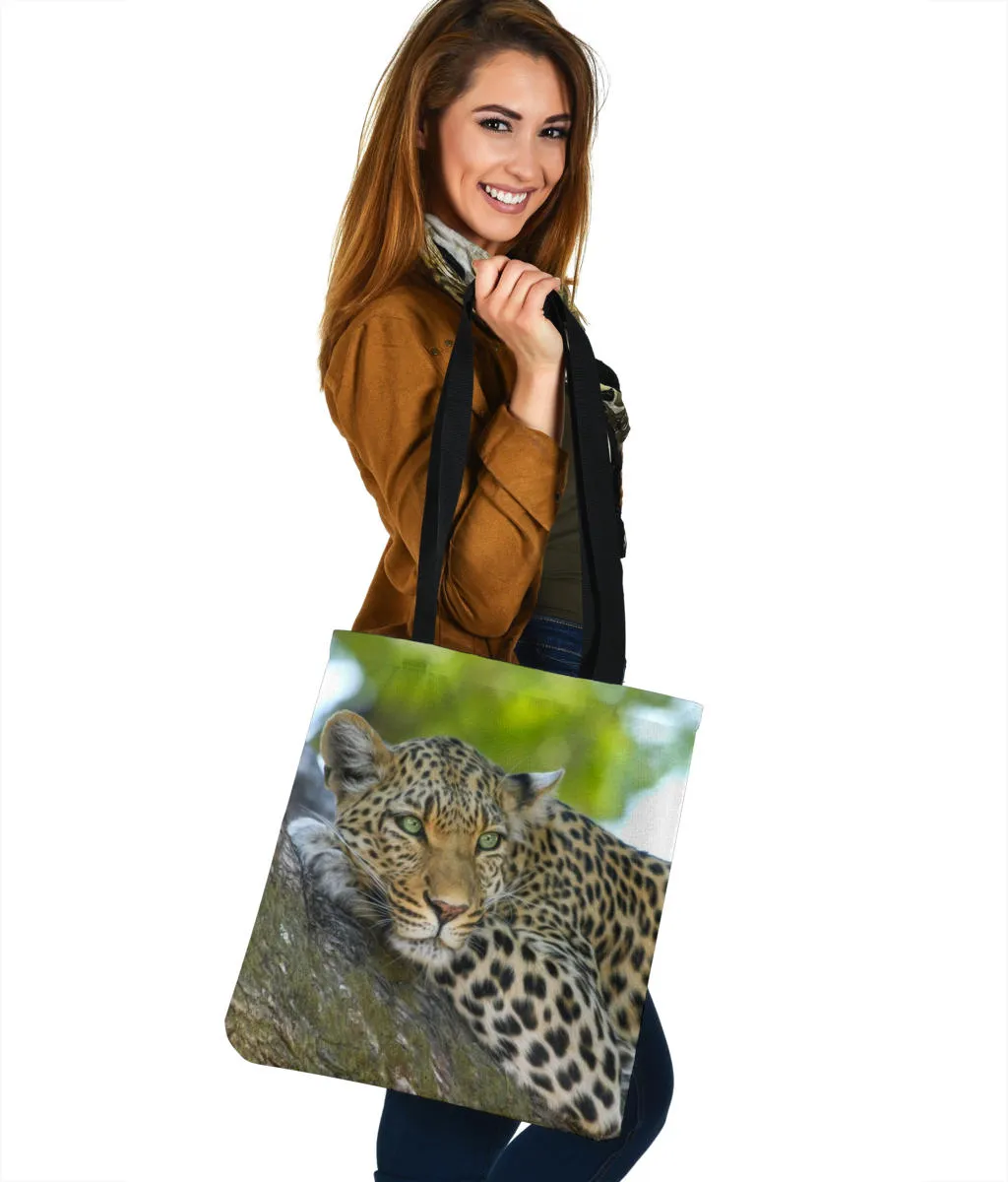 Leopard Shoulder Tote Bag