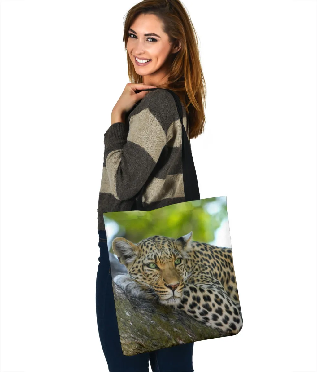 Leopard Shoulder Tote Bag