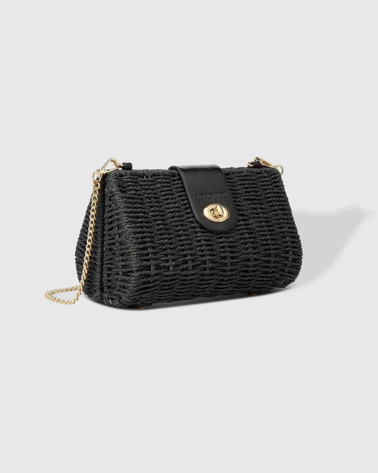 LOUENHIDE OPHELIA RAFFIA CROSSBODY BAG