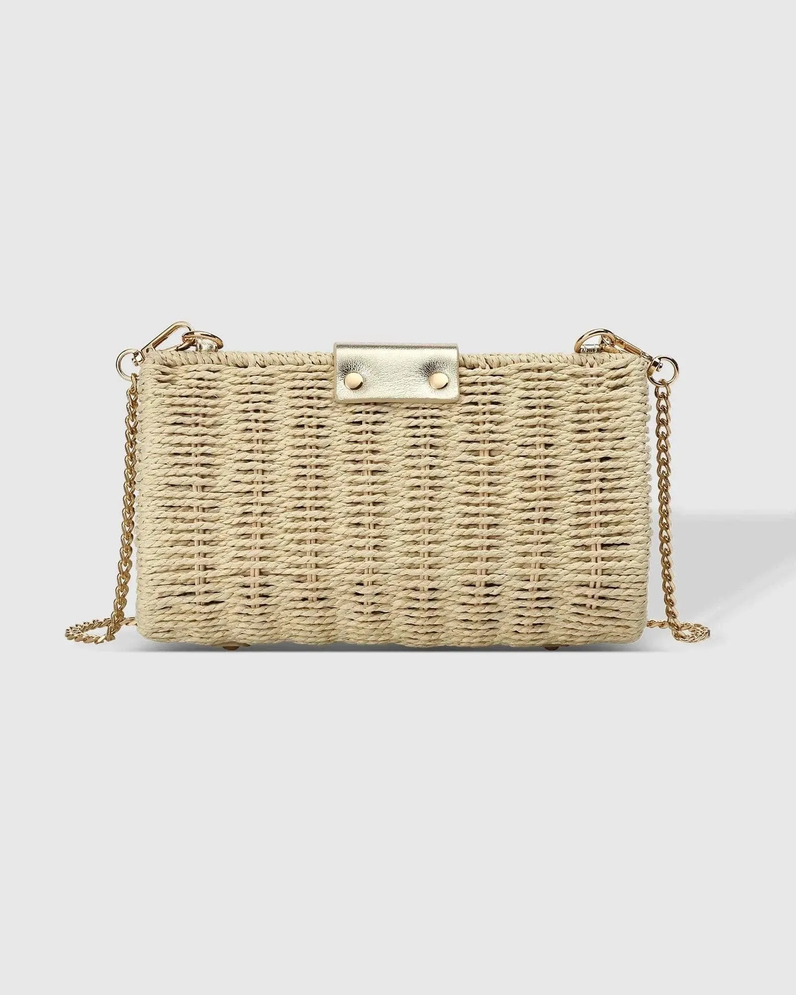 LOUENHIDE OPHELIA RAFFIA CROSSBODY BAG