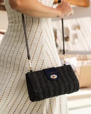 LOUENHIDE OPHELIA RAFFIA CROSSBODY BAG