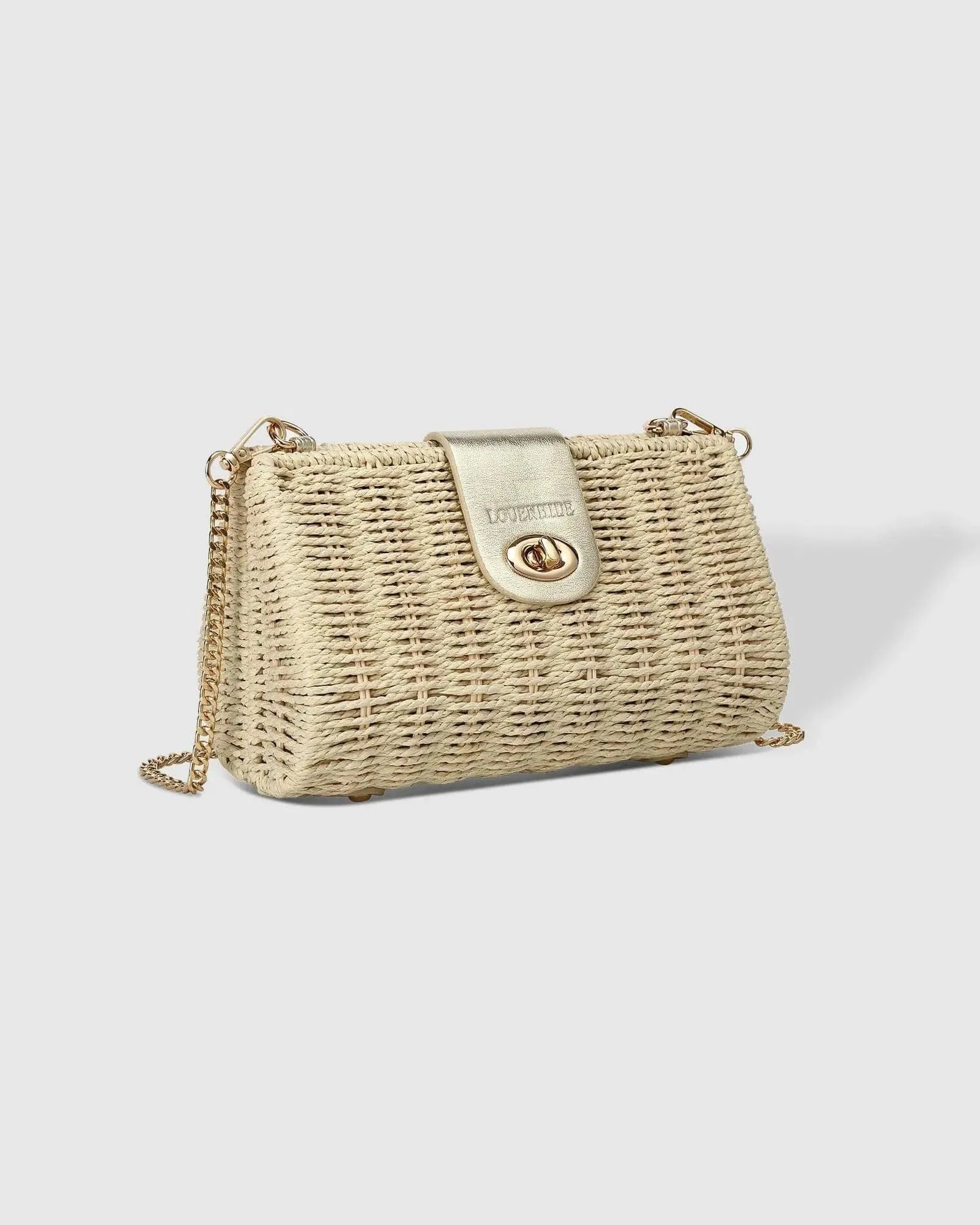LOUENHIDE OPHELIA RAFFIA CROSSBODY BAG