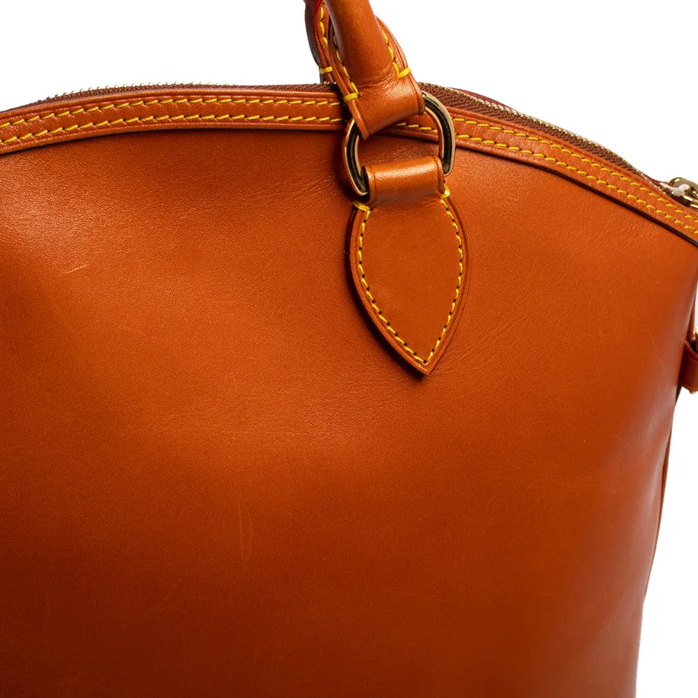 Louis Vuitton Caramel Nomade Leather Vertical Lockit Bag