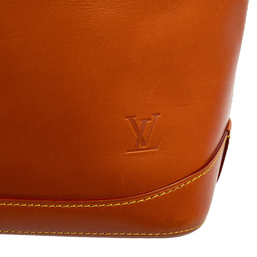 Louis Vuitton Caramel Nomade Leather Vertical Lockit Bag