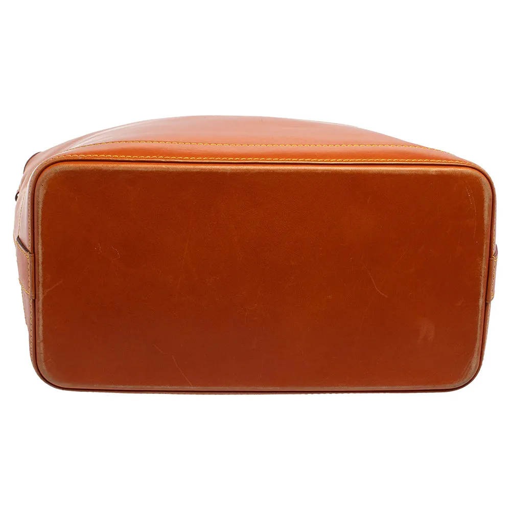 Louis Vuitton Caramel Nomade Leather Vertical Lockit Bag