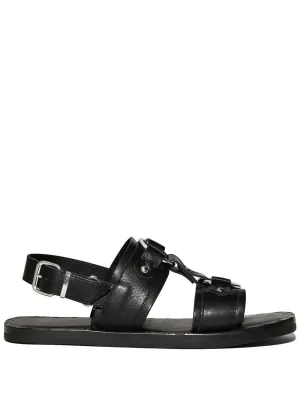 Men's Harleysandalsflat Sandals in Nero | Size 43 | FSM0065204000012124