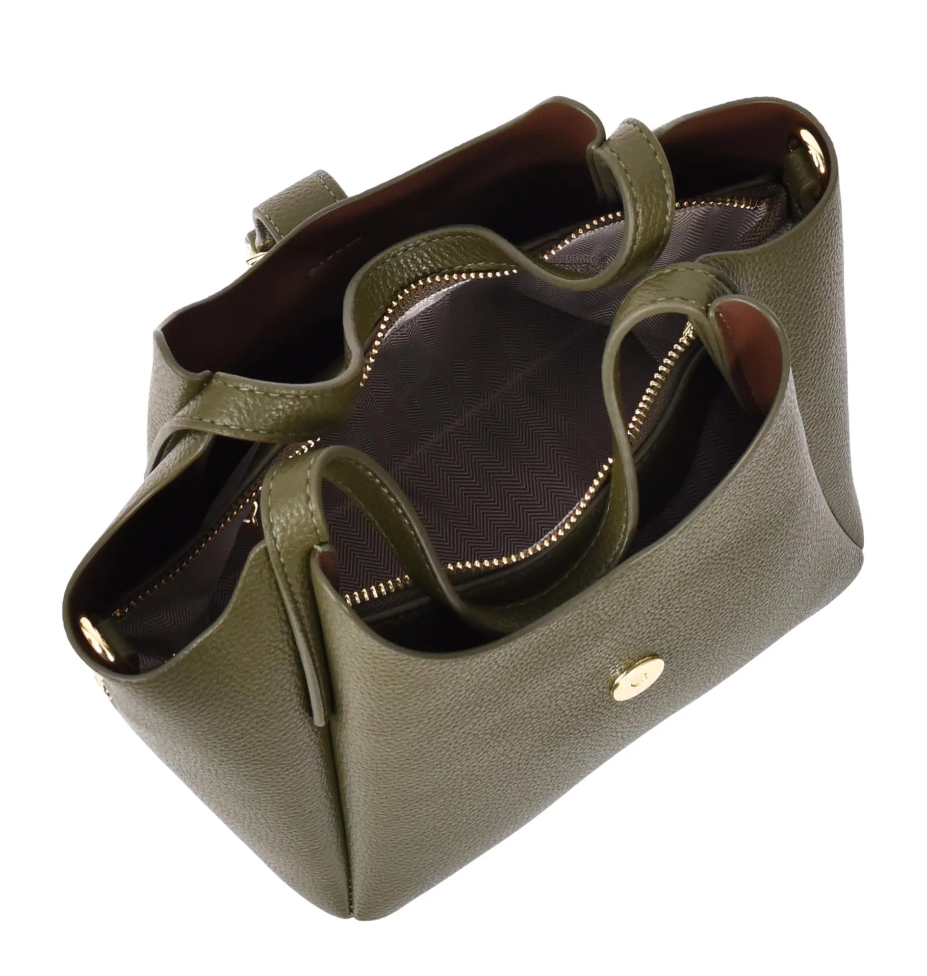 Montreal  Women's Small Faux Leather Shoulder Handbag Olive