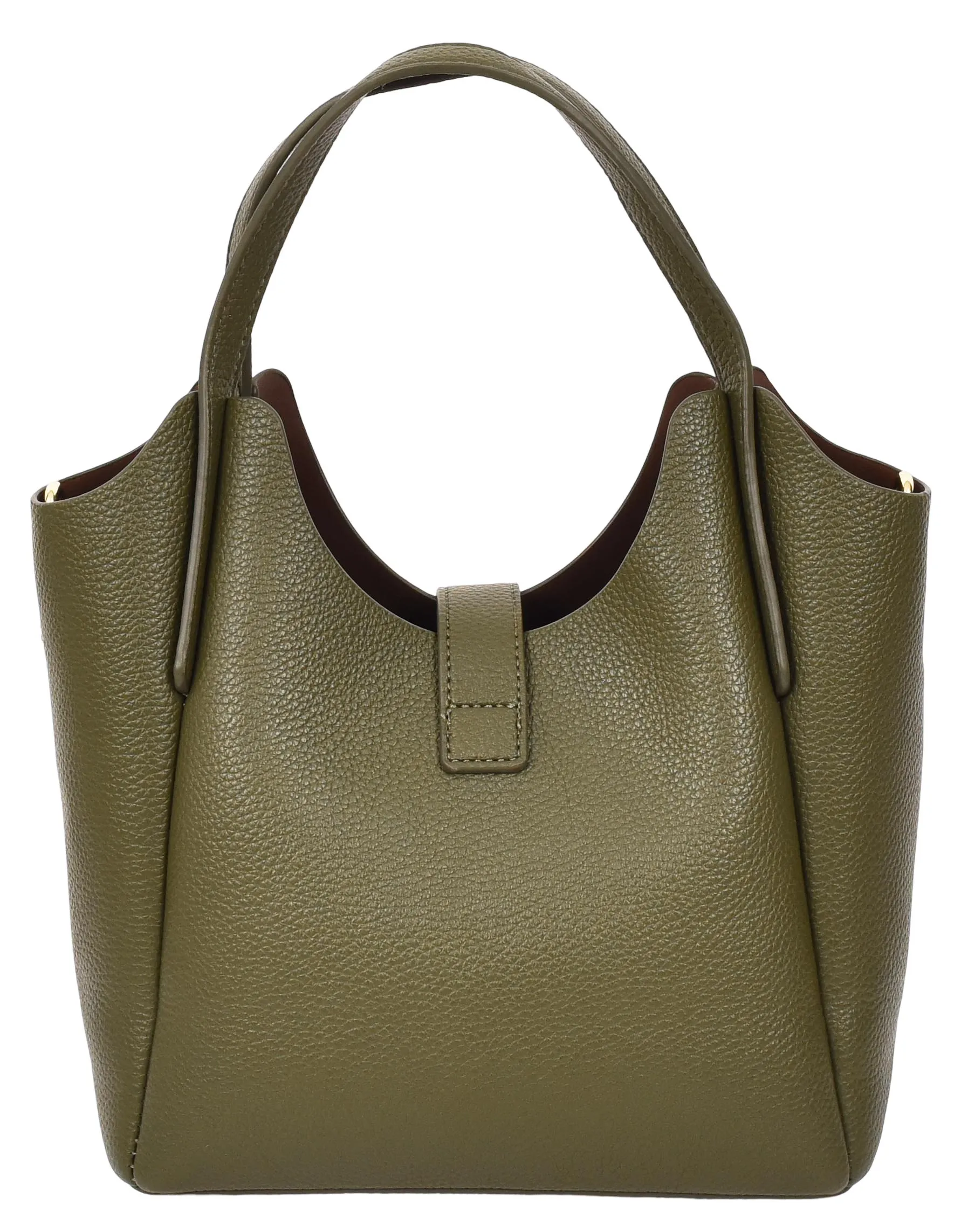 Montreal  Women's Small Faux Leather Shoulder Handbag Olive