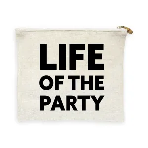 Oversized Linen Flat Zip- Life of the Party