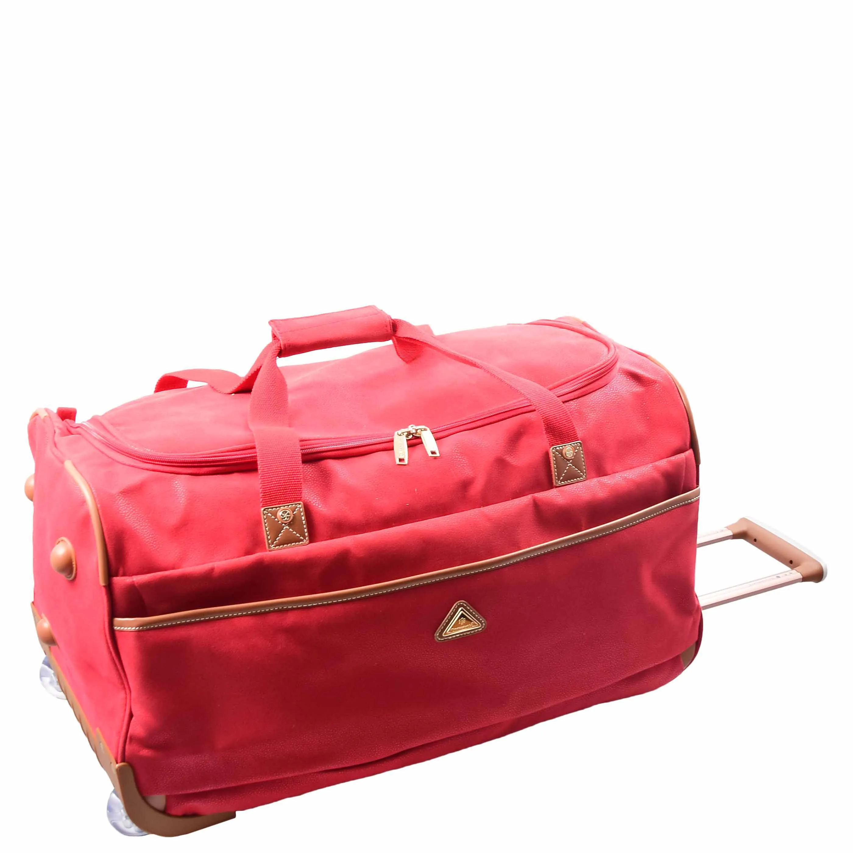 Roller Duffle Bags Wheeled Holdall MADRID Red