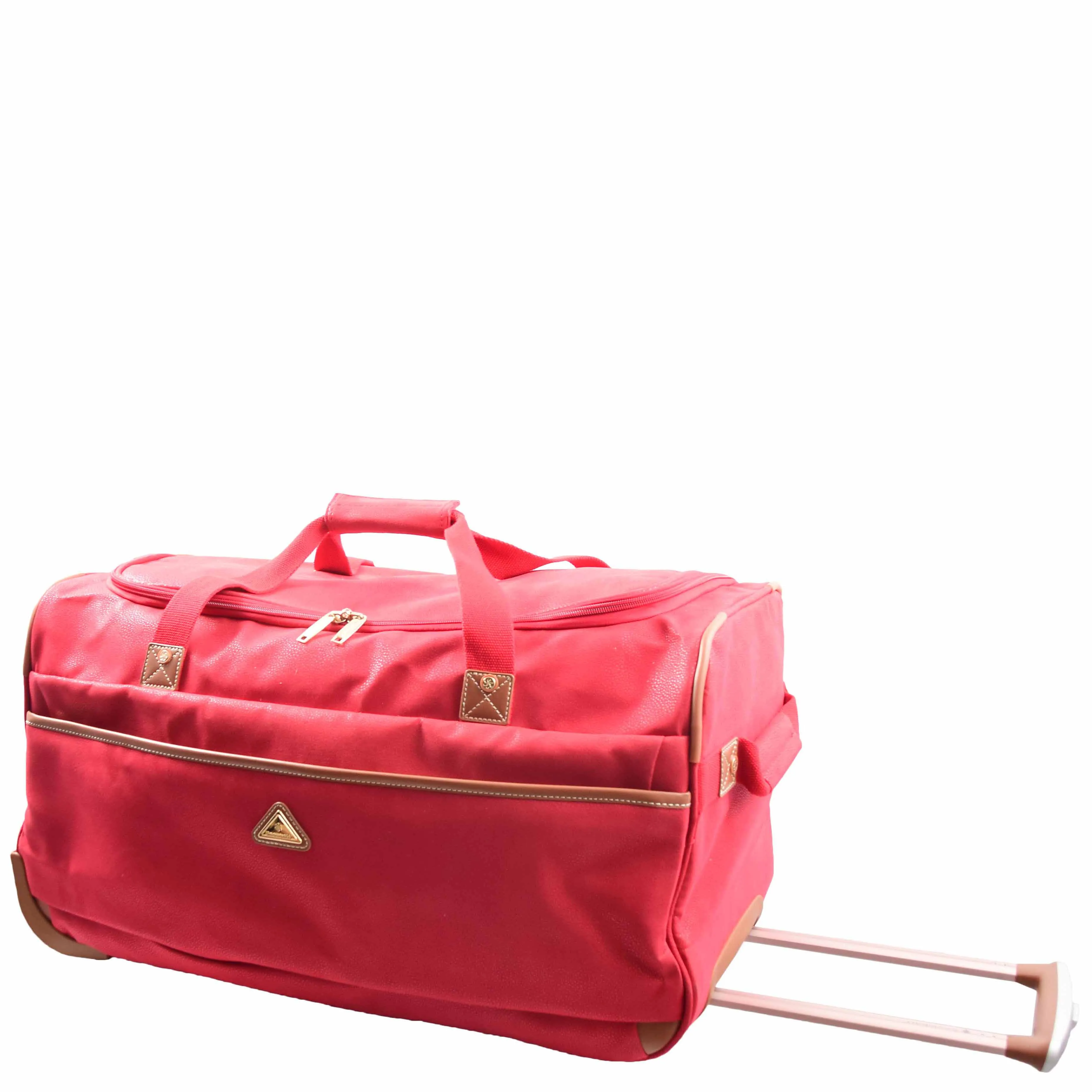 Roller Duffle Bags Wheeled Holdall MADRID Red