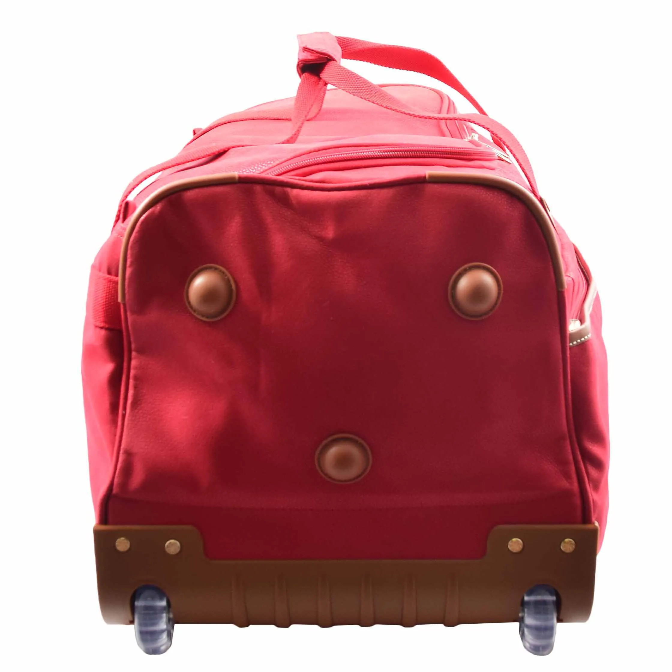 Roller Duffle Bags Wheeled Holdall MADRID Red