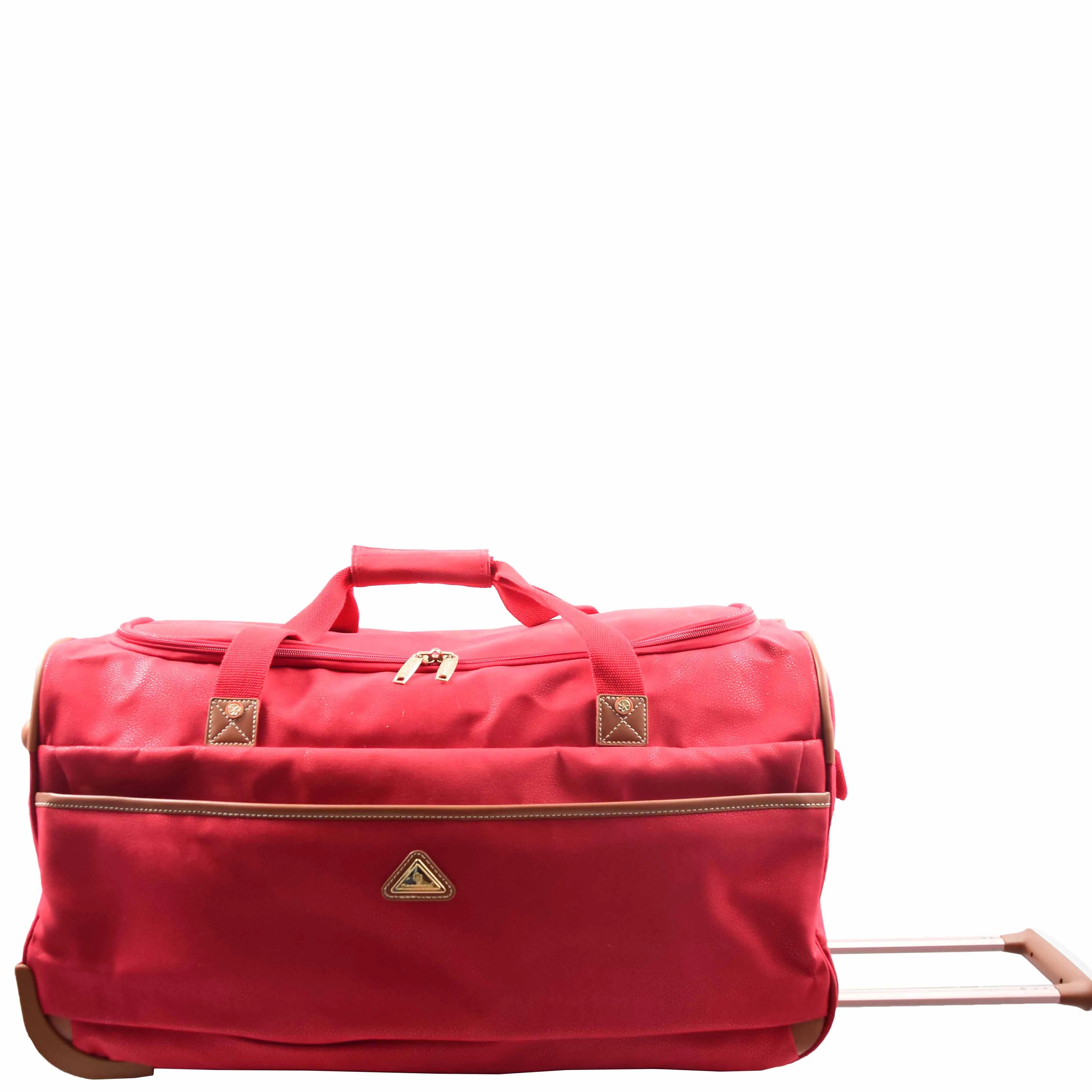 Roller Duffle Bags Wheeled Holdall MADRID Red