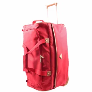 Roller Duffle Bags Wheeled Holdall MADRID Red